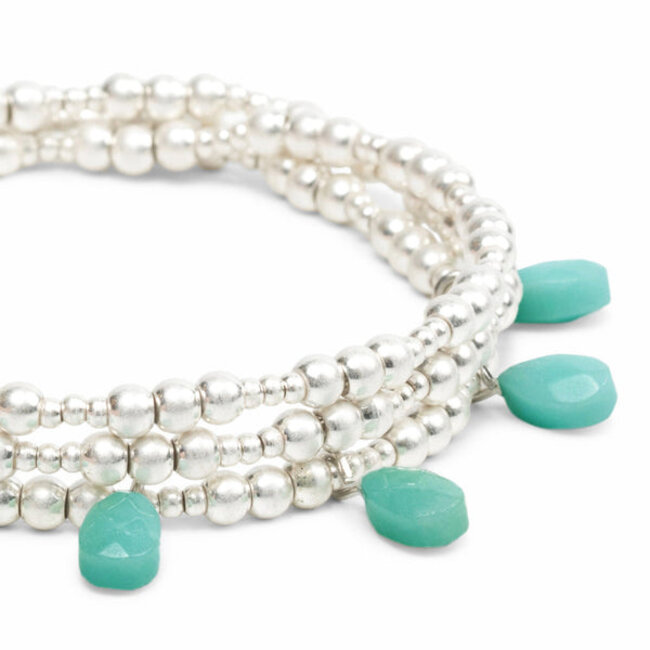 Scout Metal Wrap - Timeless/Turquoise/Silver