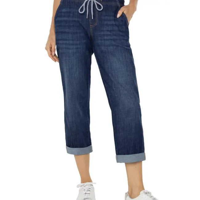 Liverpool Los Angeles Rascal Denim Pants With Side Patch Pockets