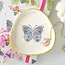 Floral Butterfly Trinket Dish