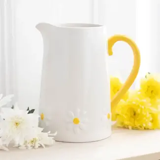 Daisy Ceramic Spring Flower Jug