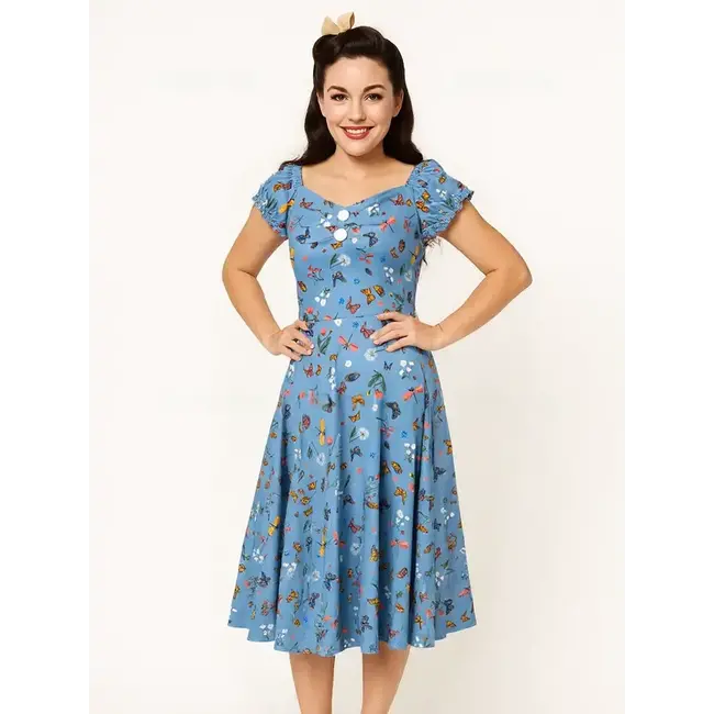 Lindy Bop Nancy Butterfly Field Doll Dress