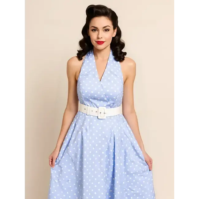 Lindy Bop Helen Polka Dot Swing Dress
