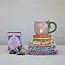 12 ounce Stoneware Strawberry Shaped Mug
