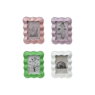 Resin Wavy Photo Frame 4" x 6"