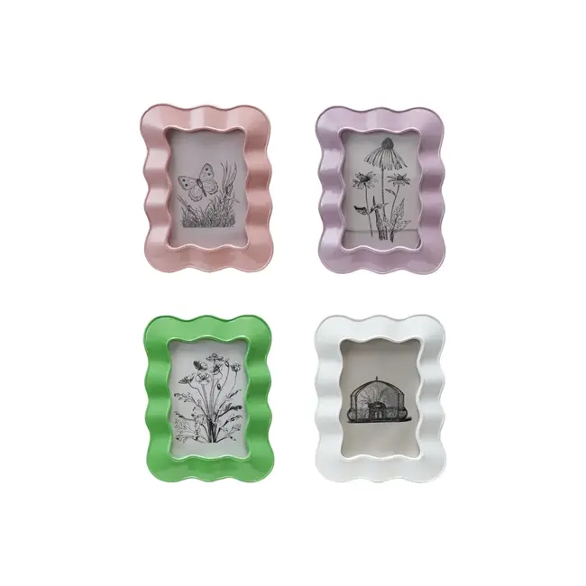 Resin Wavy Photo Frame 4" x 6"