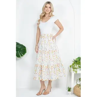 Floral Print Skirt