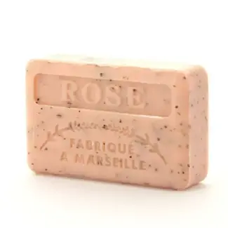 Au Savon de Marseille Rose Petals - French soap with organic shea butter 125g