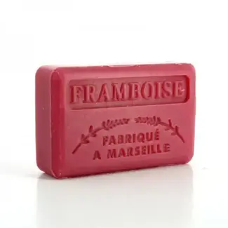 Au Savon de Marseille Raspberry - French soap with organic shea butter 125g