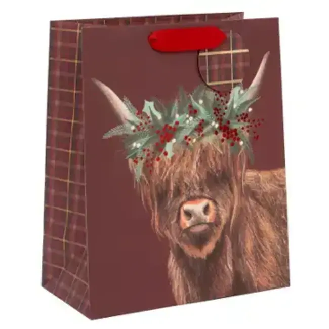 Bag - Large - Highland Tartan Cattle
