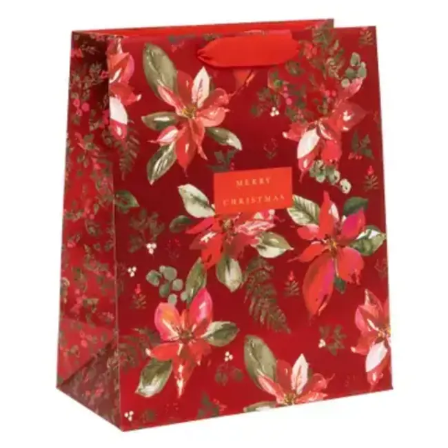 Bag - Large - Perfect Poinsettia Red