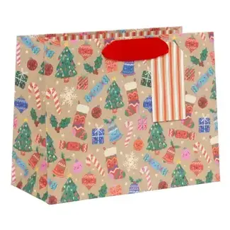Bag - Medium - Landscape - Kraft Whimsical