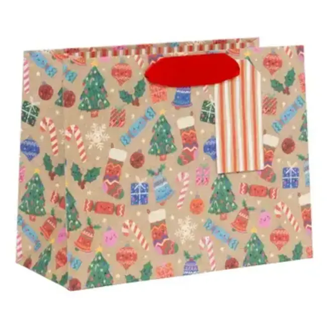 Bag - Medium - Landscape - Kraft Whimsical