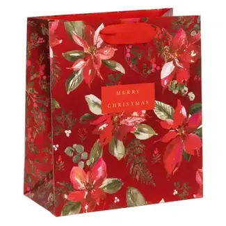 Bag - Medium - Perfect Poinsettia Red