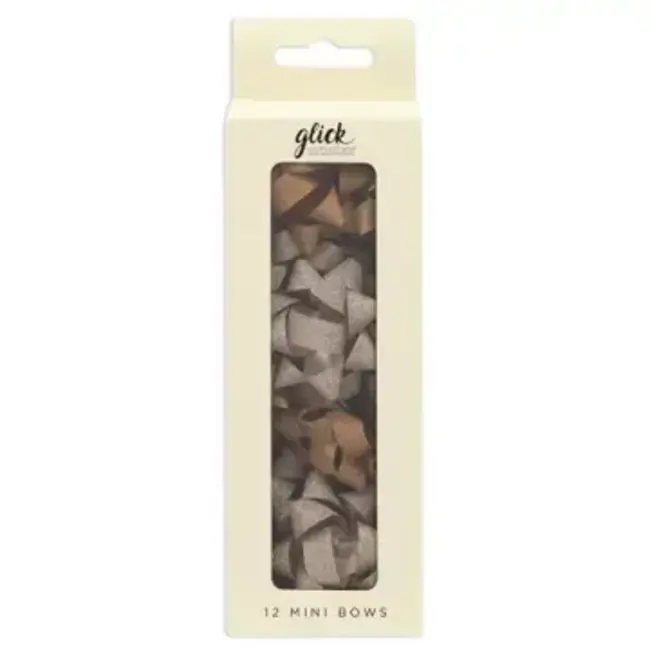 Gift Bow Multipack Gold (12)