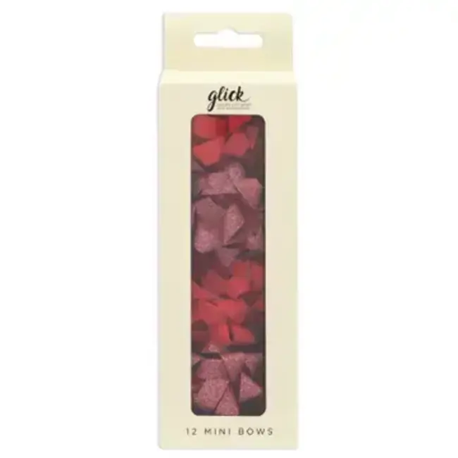 Gift Bow Multipack Red (12)