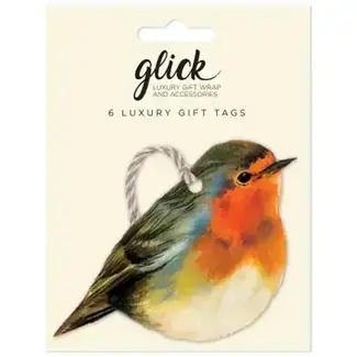 Multipack Tag (6) Holly Harmony Robin