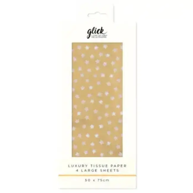Tissue Stars Gold