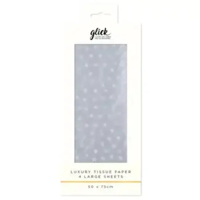 Tissue Stars Silver