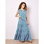 Apricot Ditsy Tiered Maxi Skirt