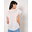 Apricot Broderie Yoke Cotton Mix Top
