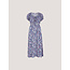 Apricot Watercolour Ditsy Milkmaid Midi Dress