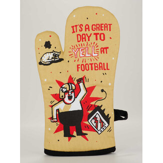 Blue Q Oven Mitt - Yell At Football