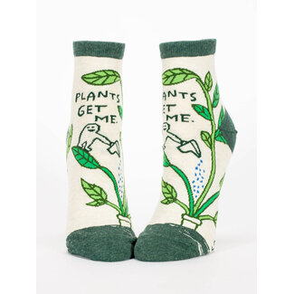 Blue Q Ladies Ankle Socks - Plants Get Me