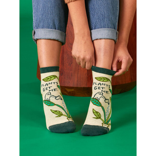 Blue Q Ladies Ankle Socks - Plants Get Me