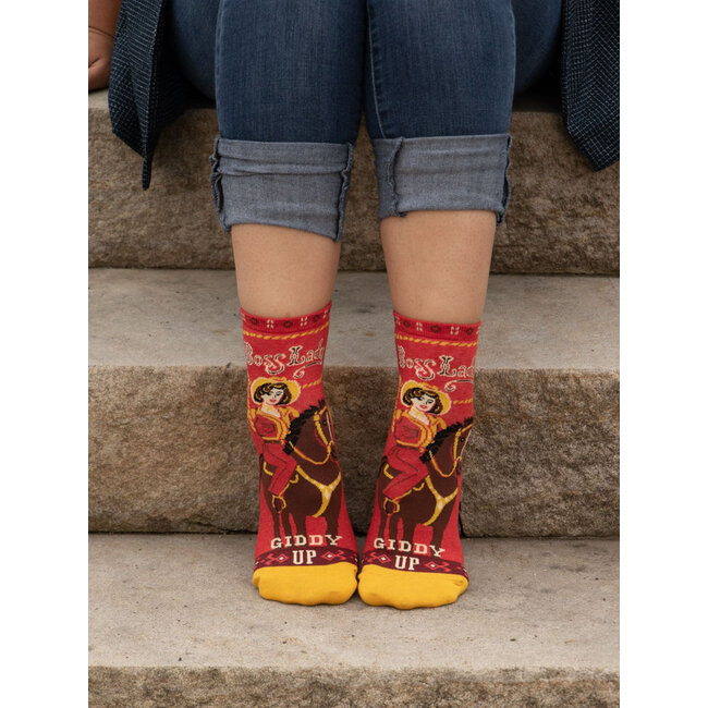 Blue Q Ladies Ankle Socks - Boss Lady