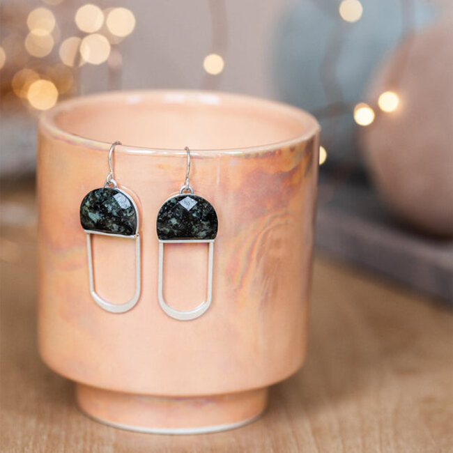 Scout Modern Stone Chandelier Earring - African Turquoise