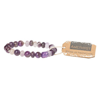 Scout Stone Stacking Bracelet - Amethyst