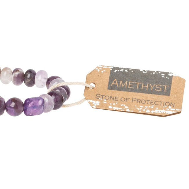 Scout Stone Stacking Bracelet - Amethyst