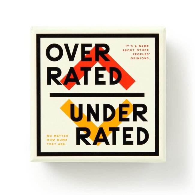 Overrated / Underrated Social Game
