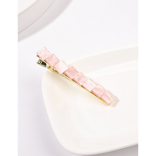 E&S Accessories Multi Square Hair Barrettes (more colours)