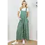 Maisie-Cottage Floral Overalls in Green