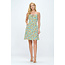Colourful Floral Print Dress Spaghetti Strap