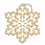 Multipack Tag (6) Snowflake Kraft