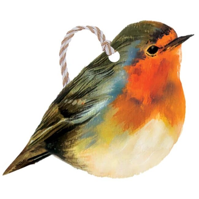 Multipack Tag (6) Holly Harmony Robin