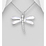 Sterling Sterling & Shell Dragonfly Necklace