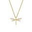 Shirleybird Necklace -Dragonfly CZ (more colours)