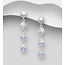 Sterling Sterling Austrian Crystal Drop Earrings (more colours)