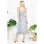 Blue Floral Print Cami Dress