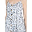 Blue Floral Print Cami Dress