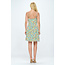 Colourful Floral Print Dress Spaghetti Strap