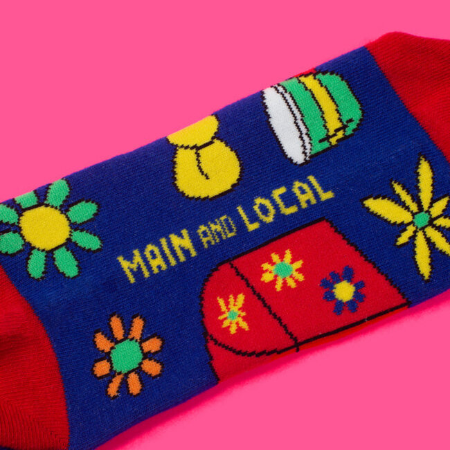 Main and Local Mr. Dressup Socks