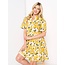 Juicy Lemon Print Dress