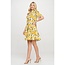 Juicy Lemon Print Dress
