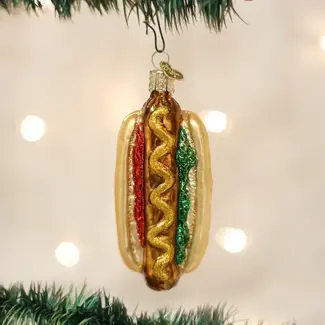 Christmas Ornament - Hot Dog
