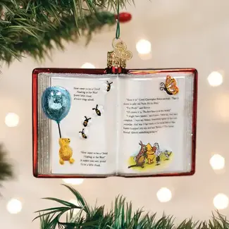 Christmas Ornament - Winnie the Pooh Book