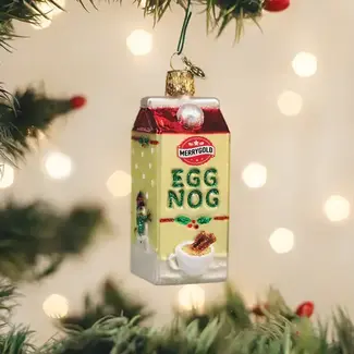Christmas Ornament - Eggnog Carton